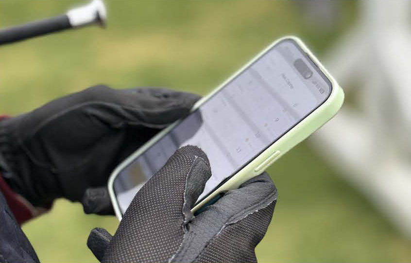 Show Strides app in use